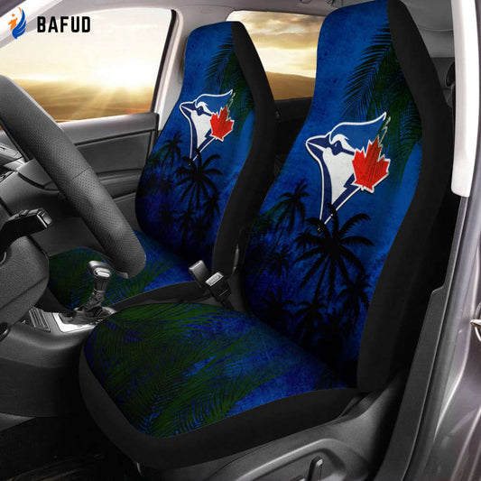 MLB Toronto Blue Jays Car Seat Covers For Fan Gifts Team Essence On the Move - Bafud