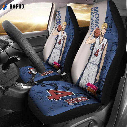 Momoharu Hanazono Characters Ahiru No Sora Car Seat Covers For Fan Gifts Anime - Bafud