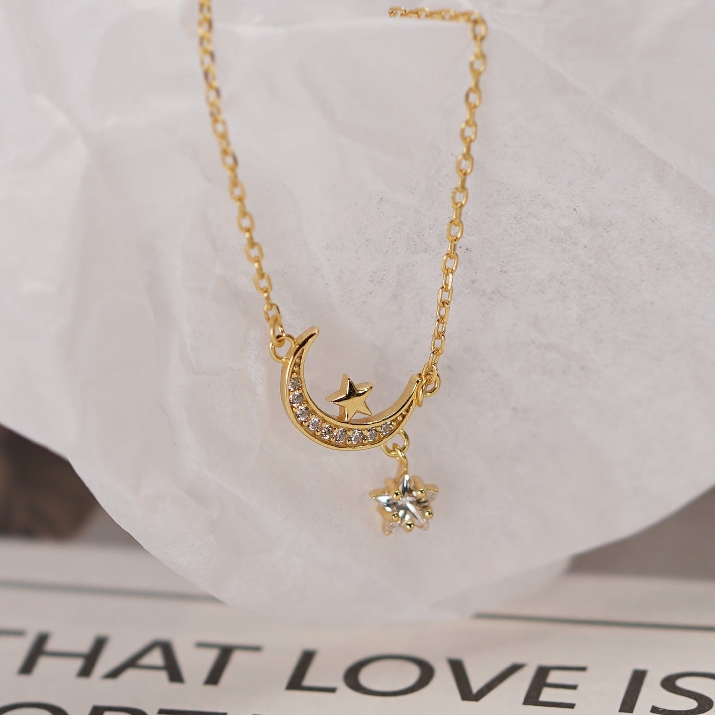 Mandy Moon and Star Necklace