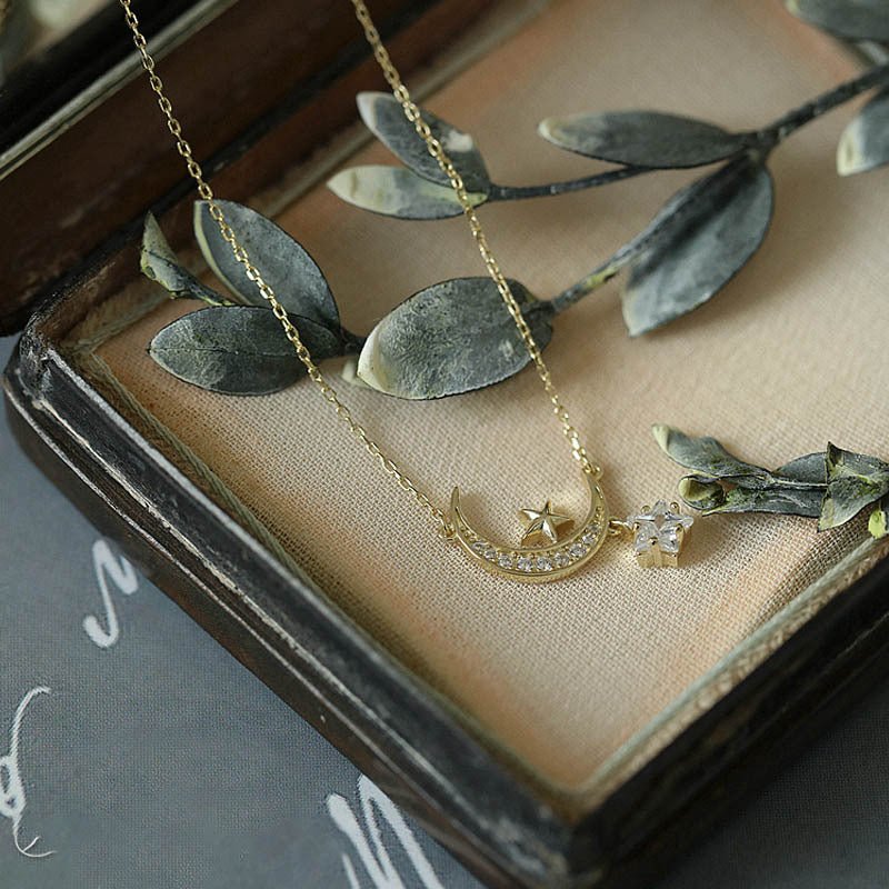 Mandy Moon and Star Necklace