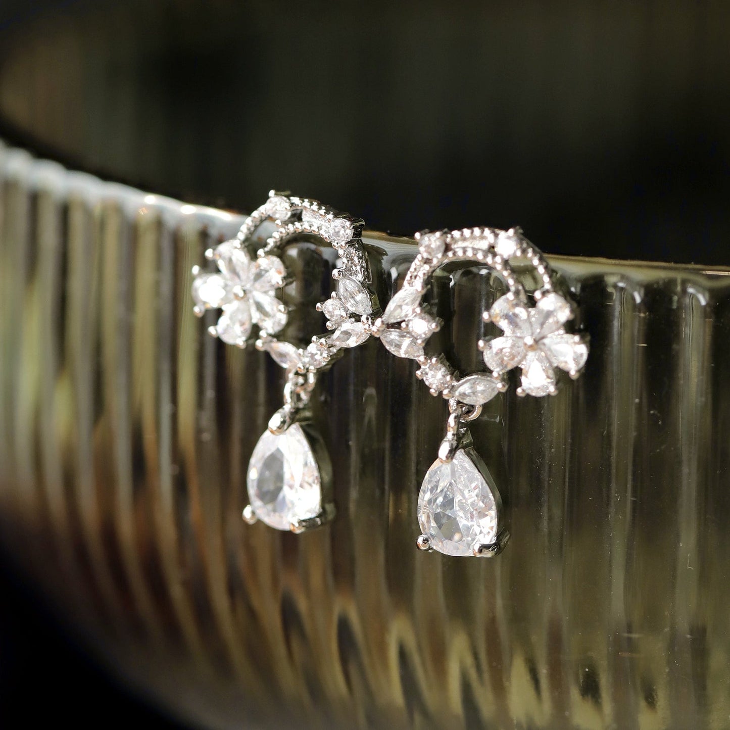 Moonlit Edelweiss Earrings