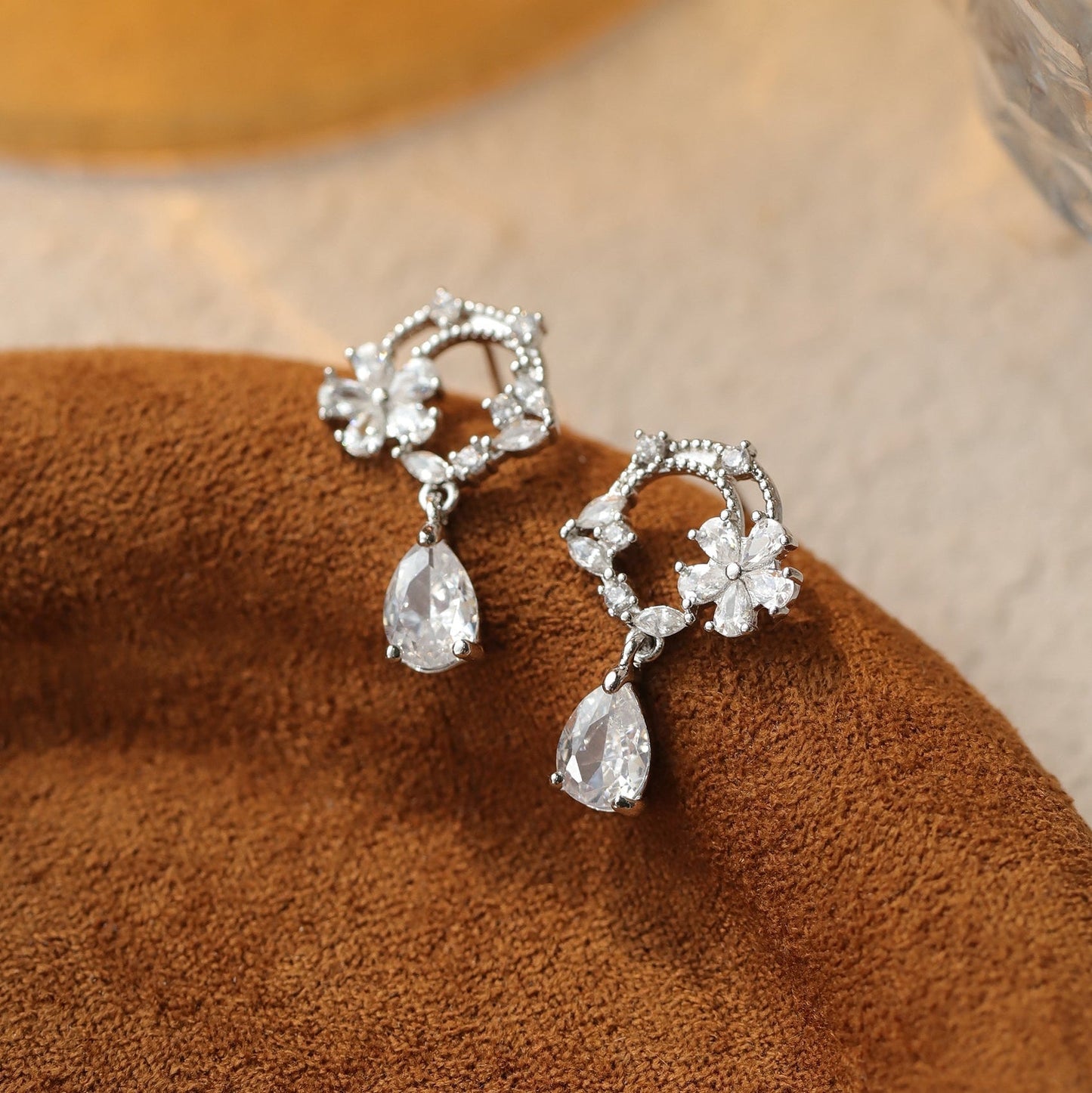 Moonlit Edelweiss Earrings