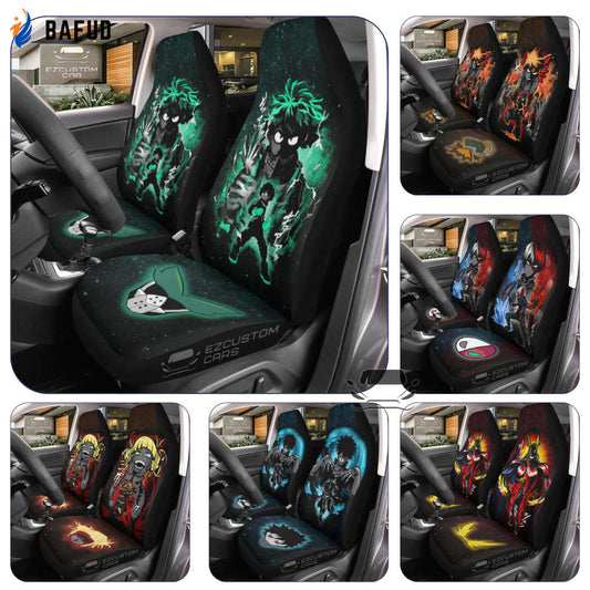 My Hero Academia Car Seat Covers For Fan Gifts - Enhance Comfort and Protection in Your Vehicle - Bafud
