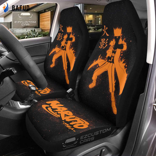 Naruto Car Seat Covers For Fan Gifts Custom Naruto Bijuu Mode Anime - Bafud