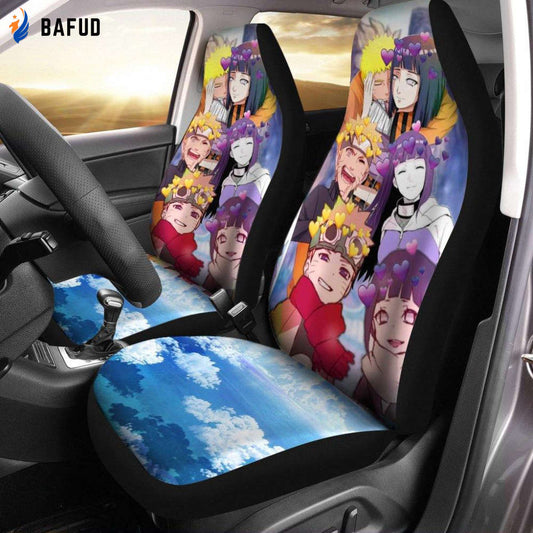 Naruto Family Car Seat Covers For Fan Gifts Naruto Anime Car Decor - Bafud