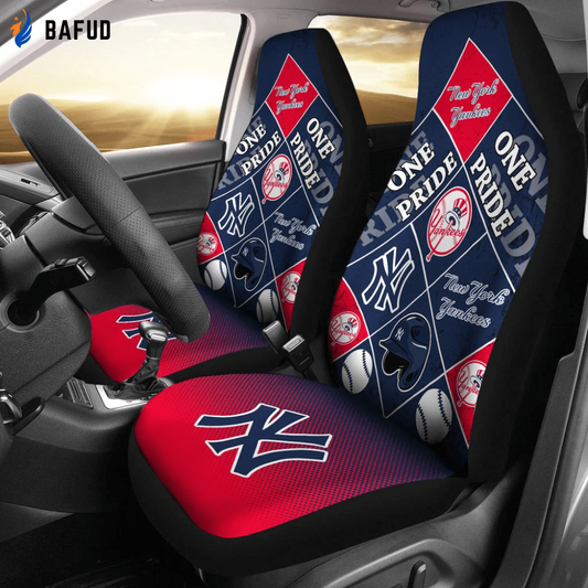 New York Yankees Logo 7499 Car Seat Covers For Fan Gifts Gifts For Fans - Bafud