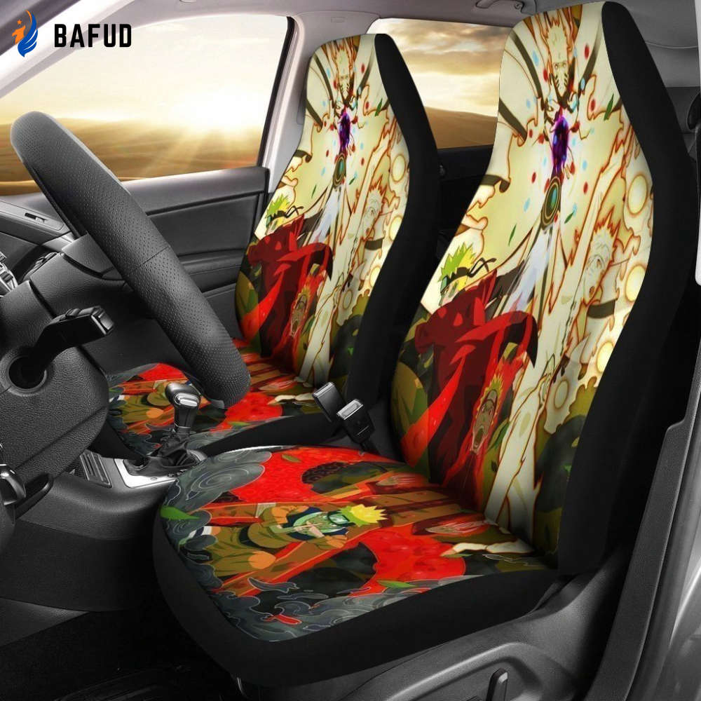 NRT Power Car Seat Covers For Fan Gifts Custom Anime Car Accessories Idea HH11 - Bafud