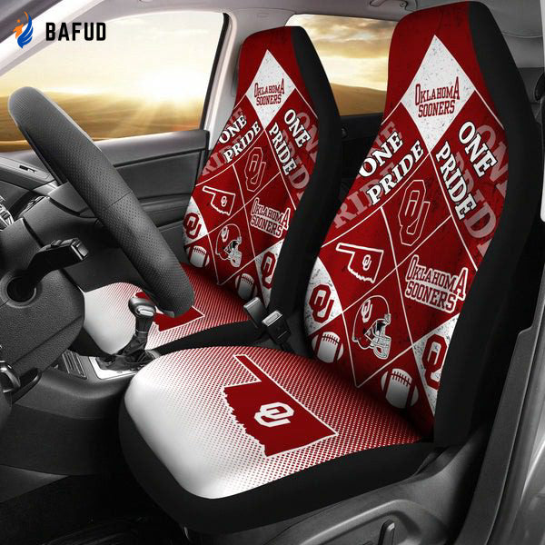 Oklahoma Sooners Seat Covers For Fan Gifts - Bafud