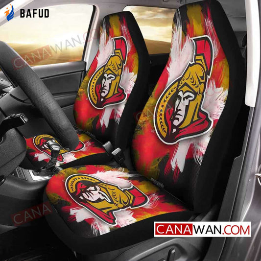 Ottawa Senators Car Seat Covers For Fan Gifts V3 - Bafud