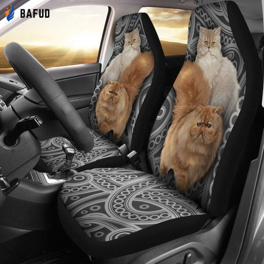 Persian Kitten Car Seat Covers For Fan Gifts For Cat Lover - Bafud