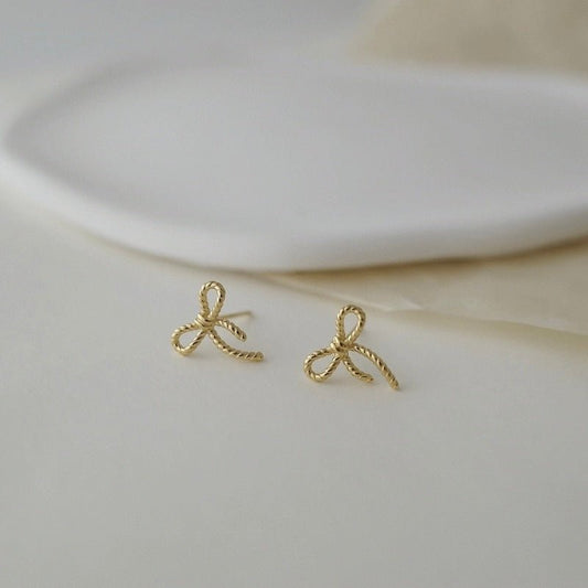 Petite Bow Stud Earrings