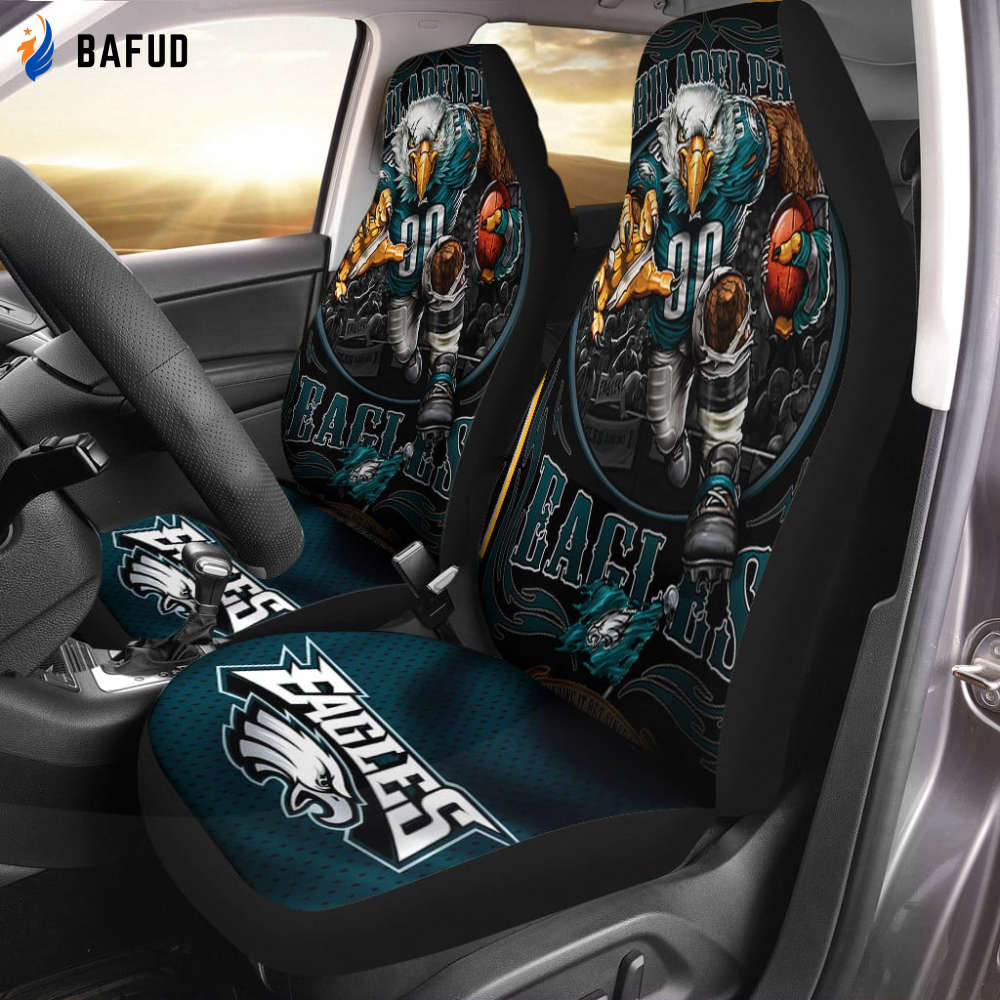 Philadelphia Eagles Leather Seat Covers For Fan Gifts For Fan Gifts for Fan Gifts CH - Bafud