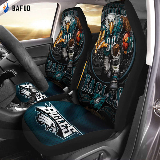 Philadelphia Eagles Leather Seat Covers For Fan Gifts For Fan Gifts for Fan Gifts CH - Bafud