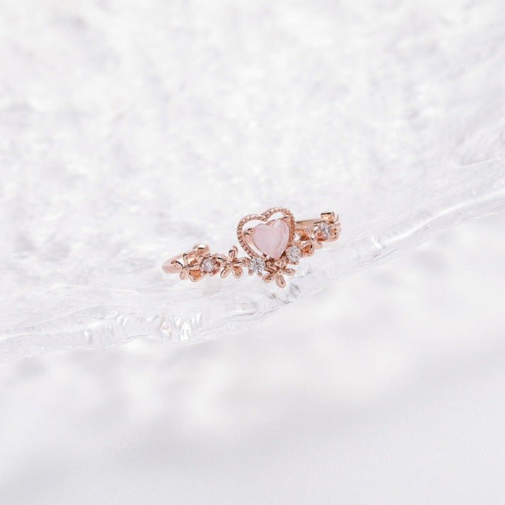 Pink Heart Ring - Bridget