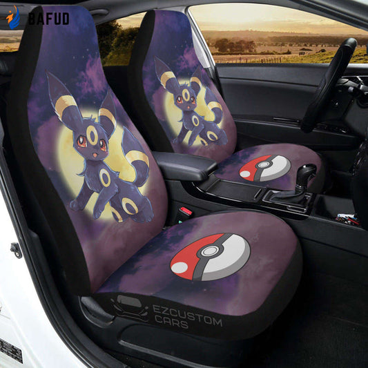 Pokemon Car Seat Covers For Fan Gifts Umbreon Light in the Dark - Bafud