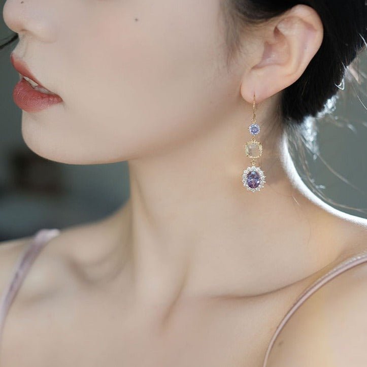 Amethyst Drop Earrings