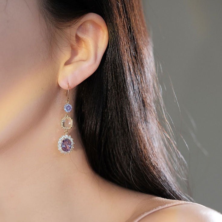 Amethyst Drop Earrings