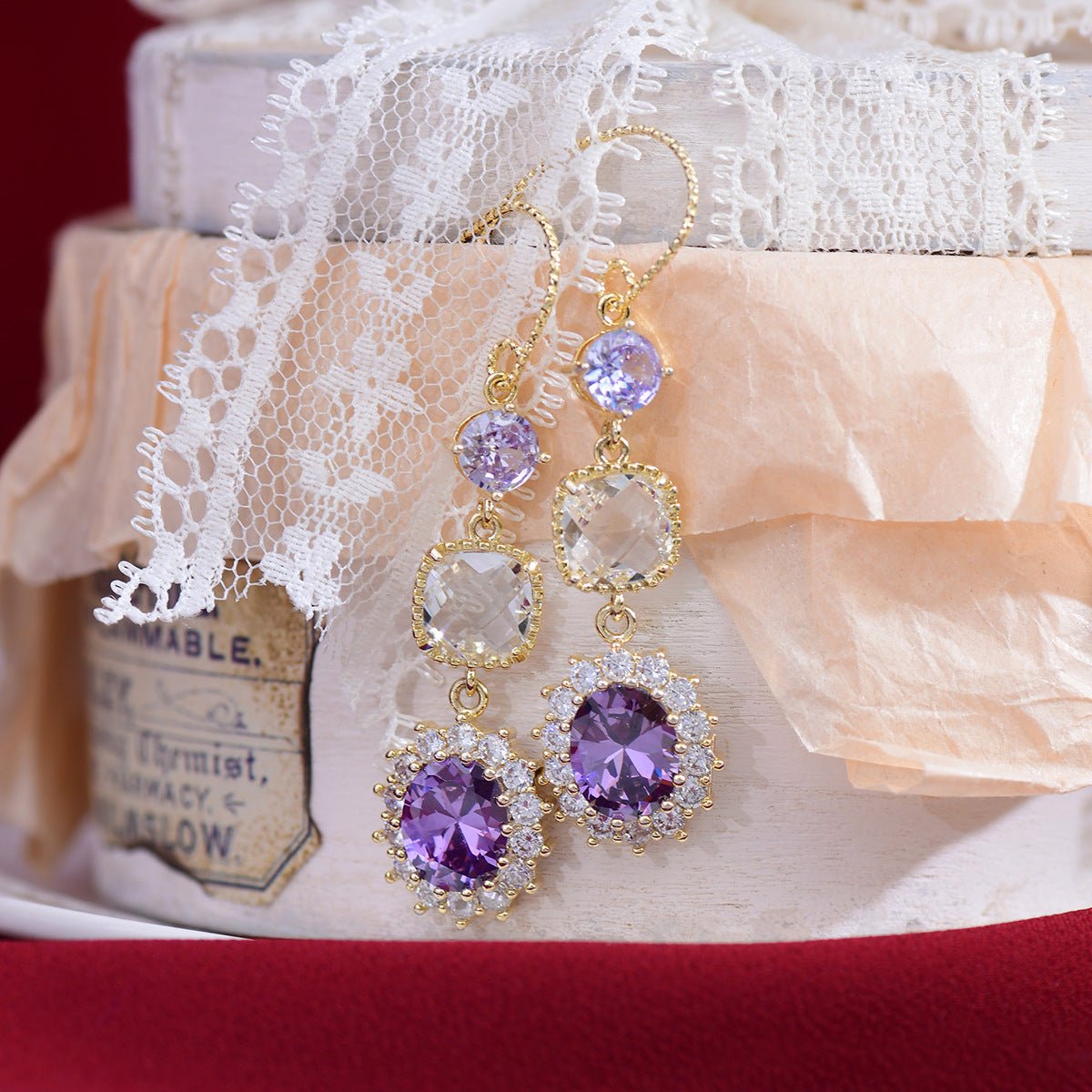 Amethyst Drop Earrings