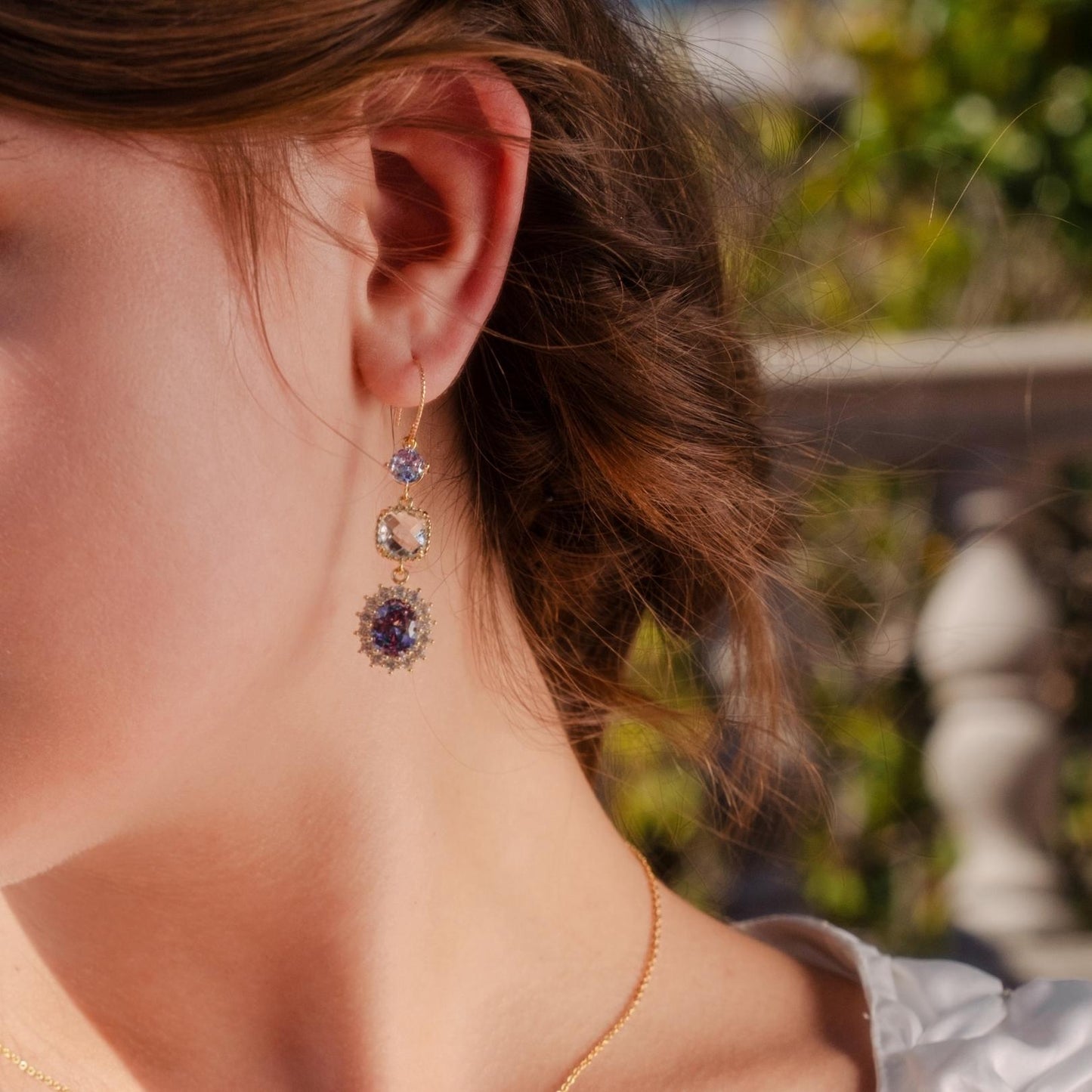 Amethyst Drop Earrings