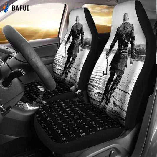 Ragnar Viking Car Seat Covers For Fan Gifts For Vikings Custom Idea - Bafud