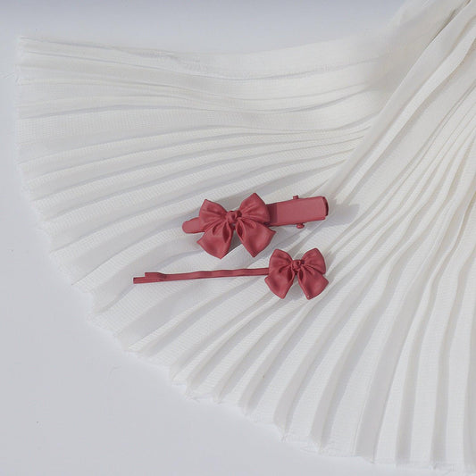 Red Bow Hair Clip (2 Styles)
