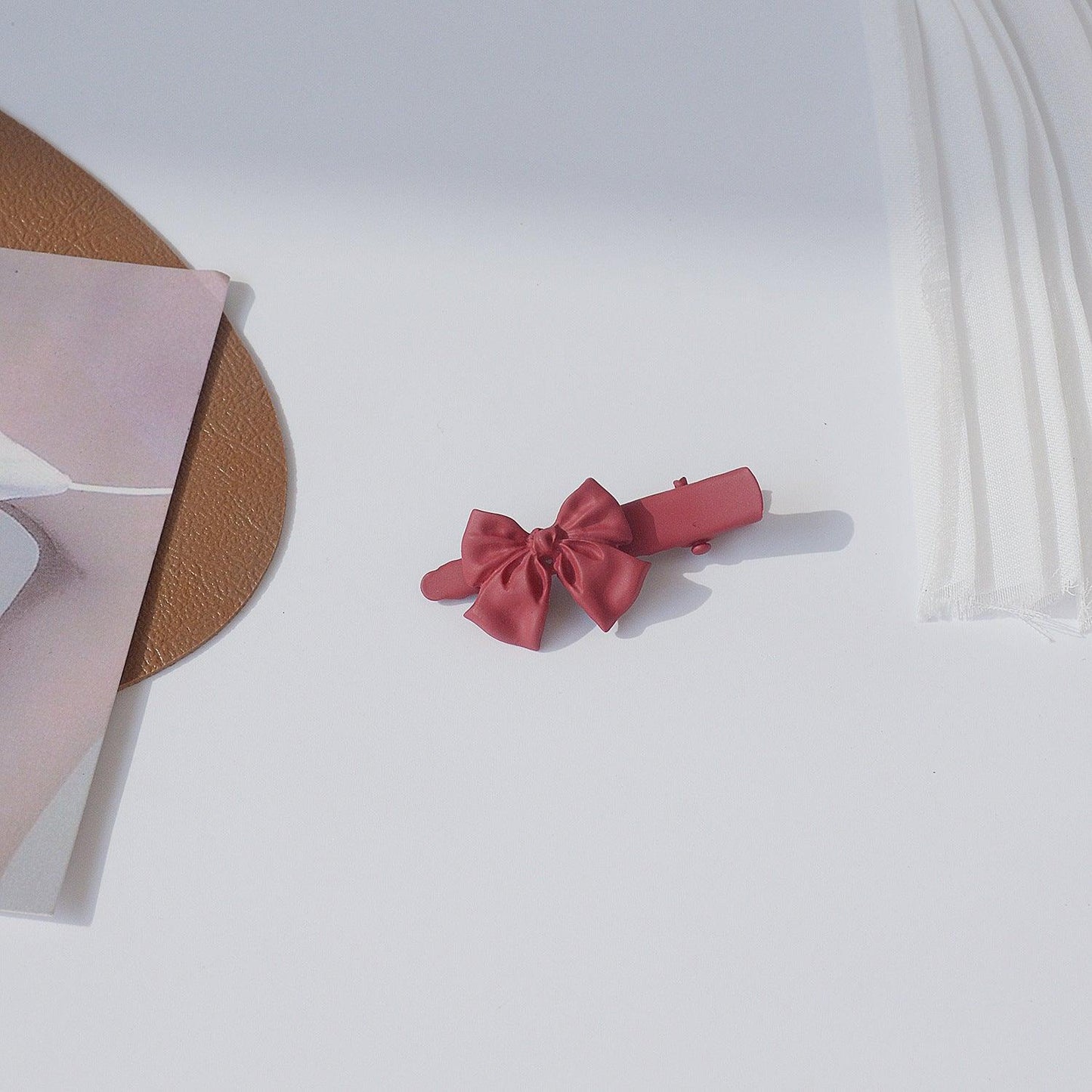 Red Bow Hair Clip (2 Styles)