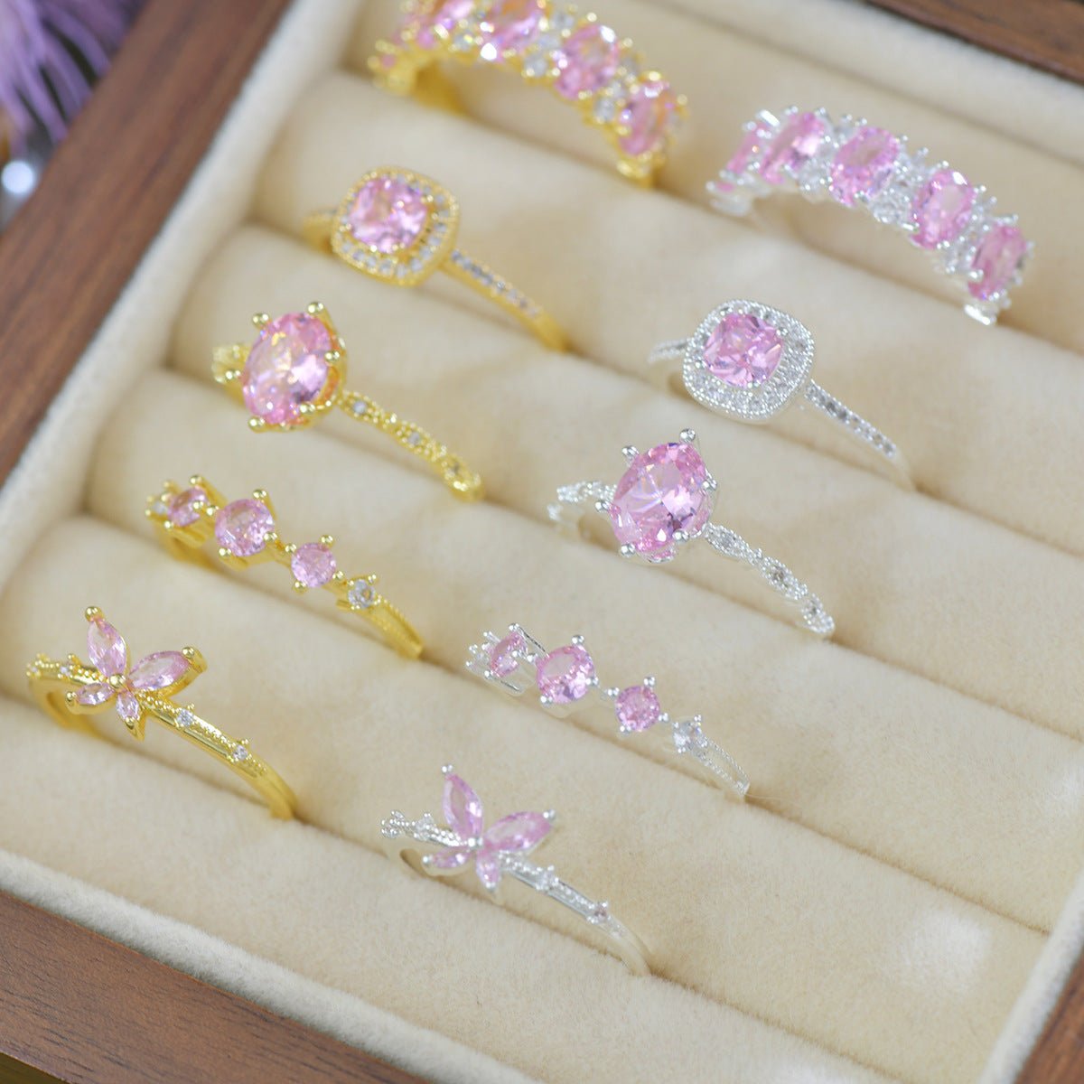 Rosaline Butterfly Ring in Gold