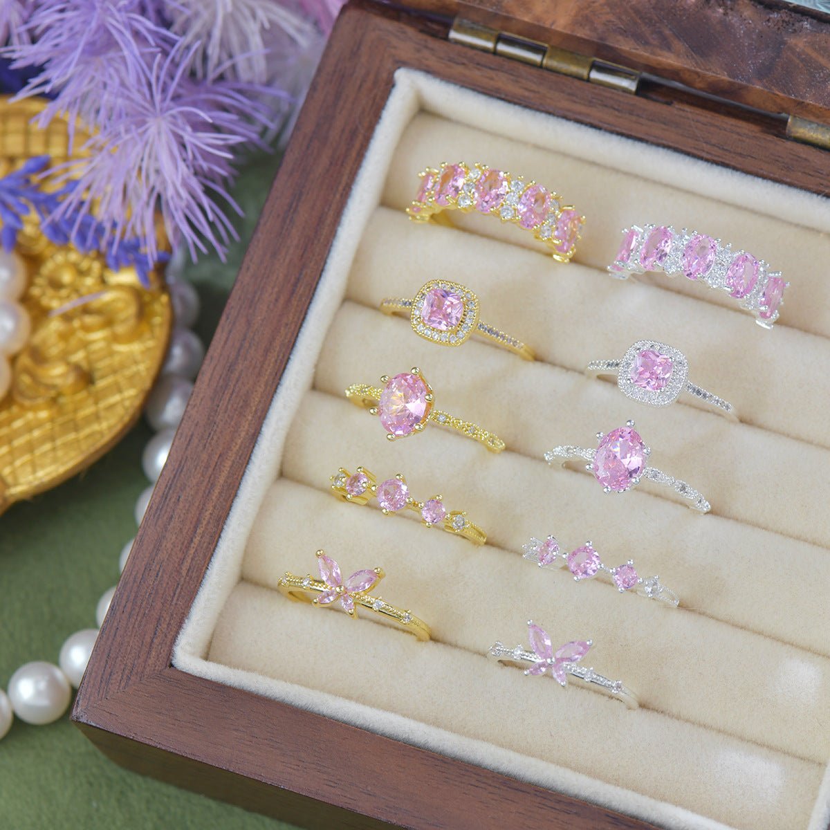 Rosaline Trilogy Ring in Gold