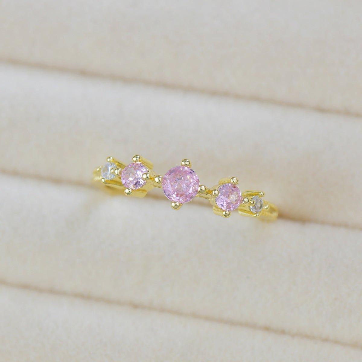 Rosaline Trilogy Ring in Gold