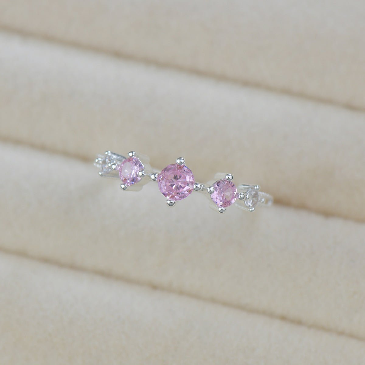 Rosaline Trilogy Ring in Silver