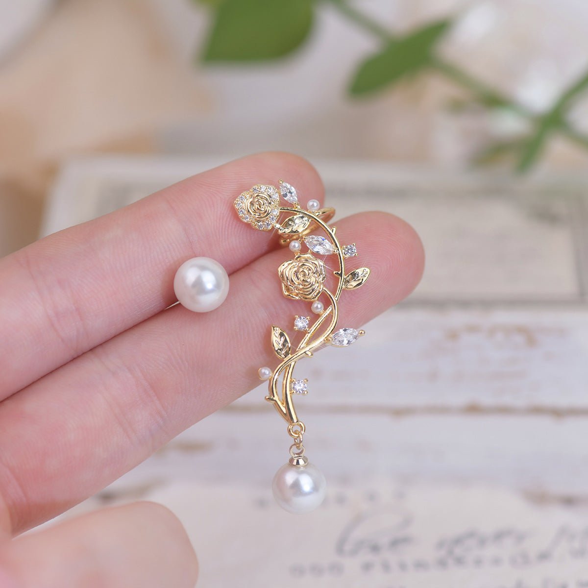 Rose Climber Earrings