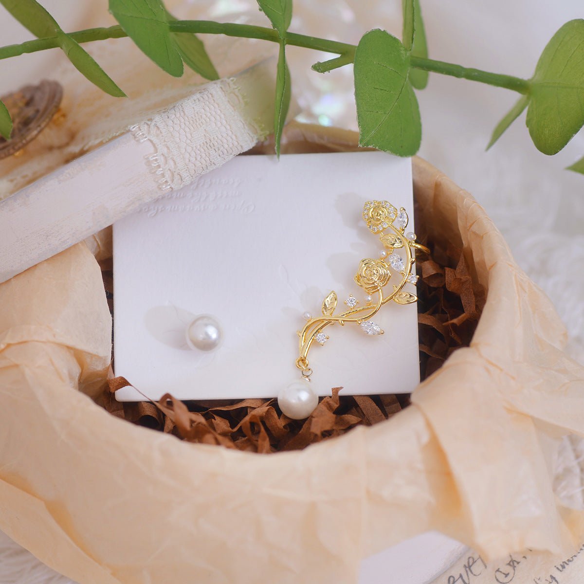 Rose Climber Earrings