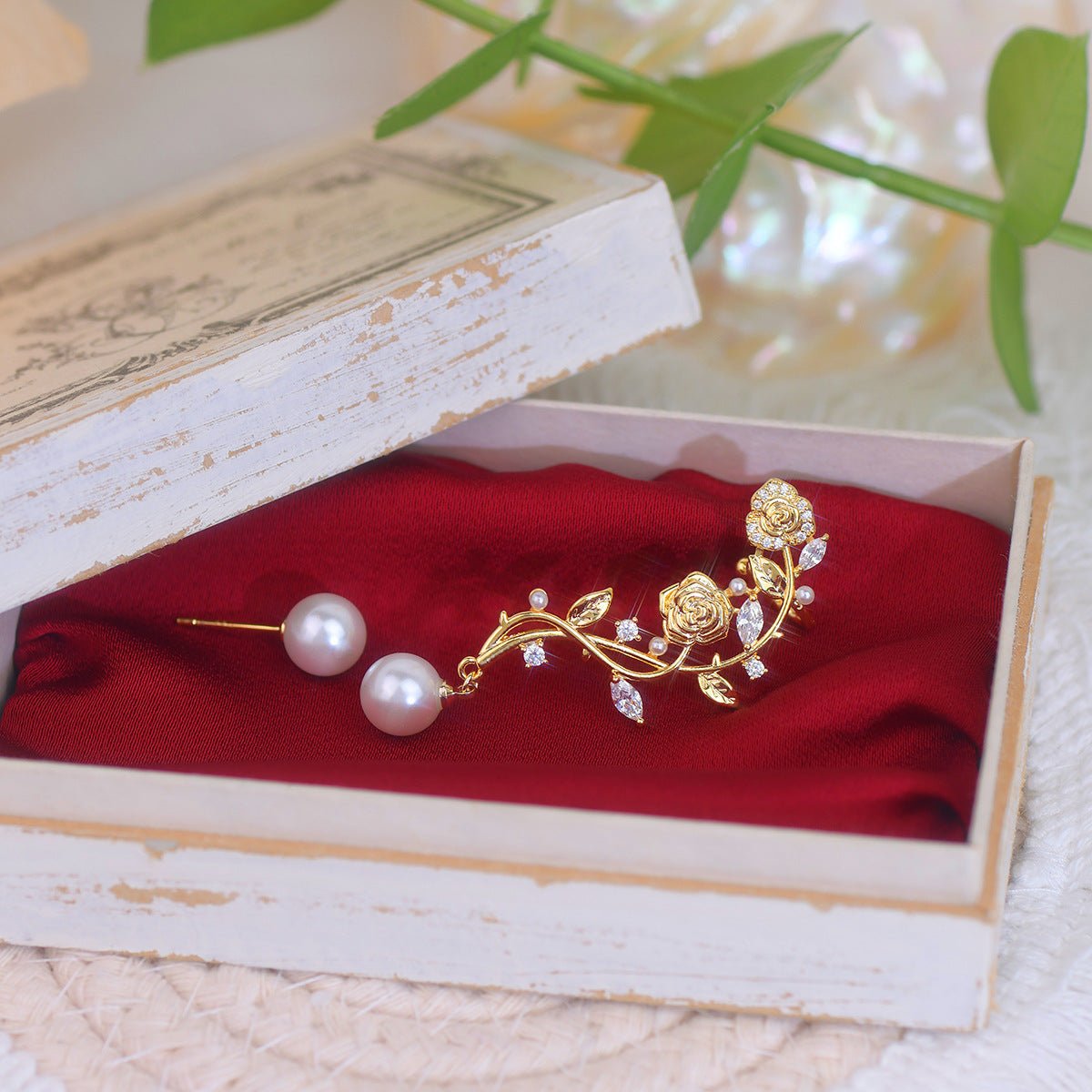 Rose Climber Earrings