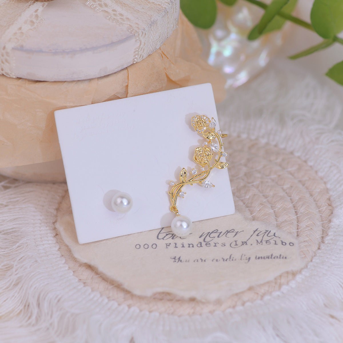 Rose Climber Earrings