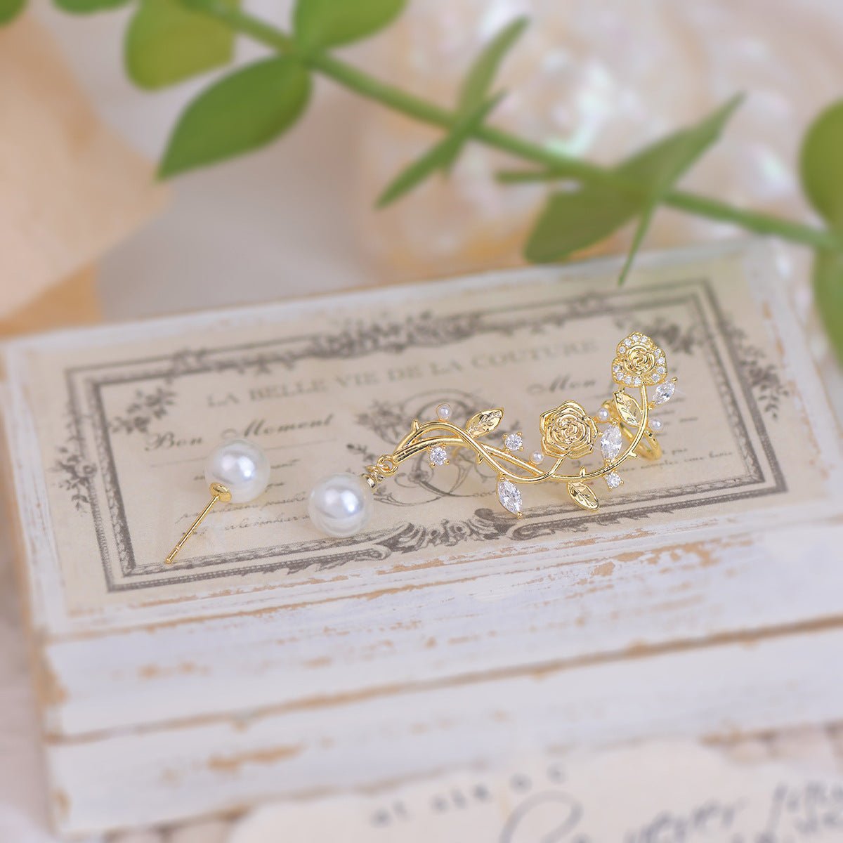 Rose Climber Earrings