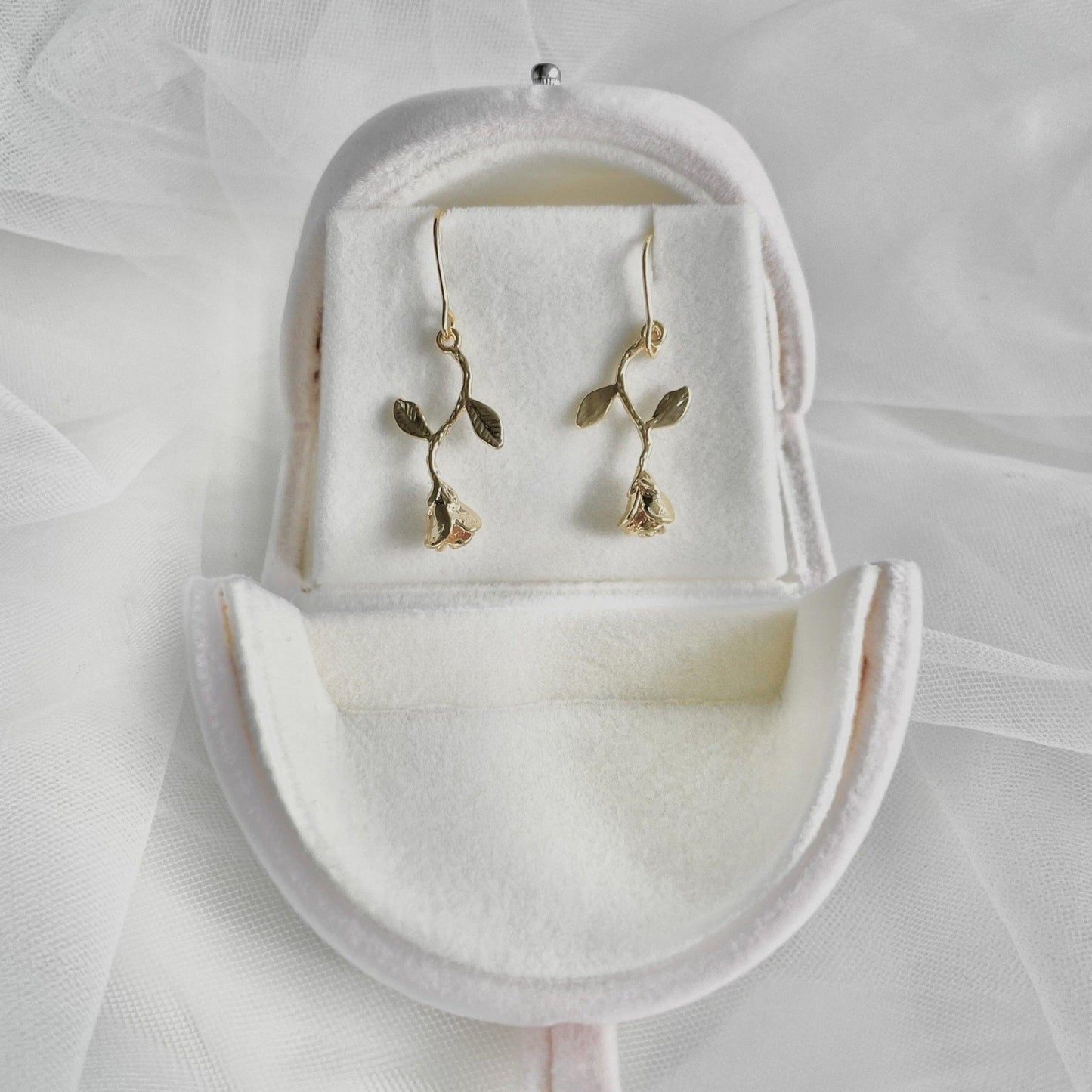 [Clearance] Rose Earrings (2 Styles)