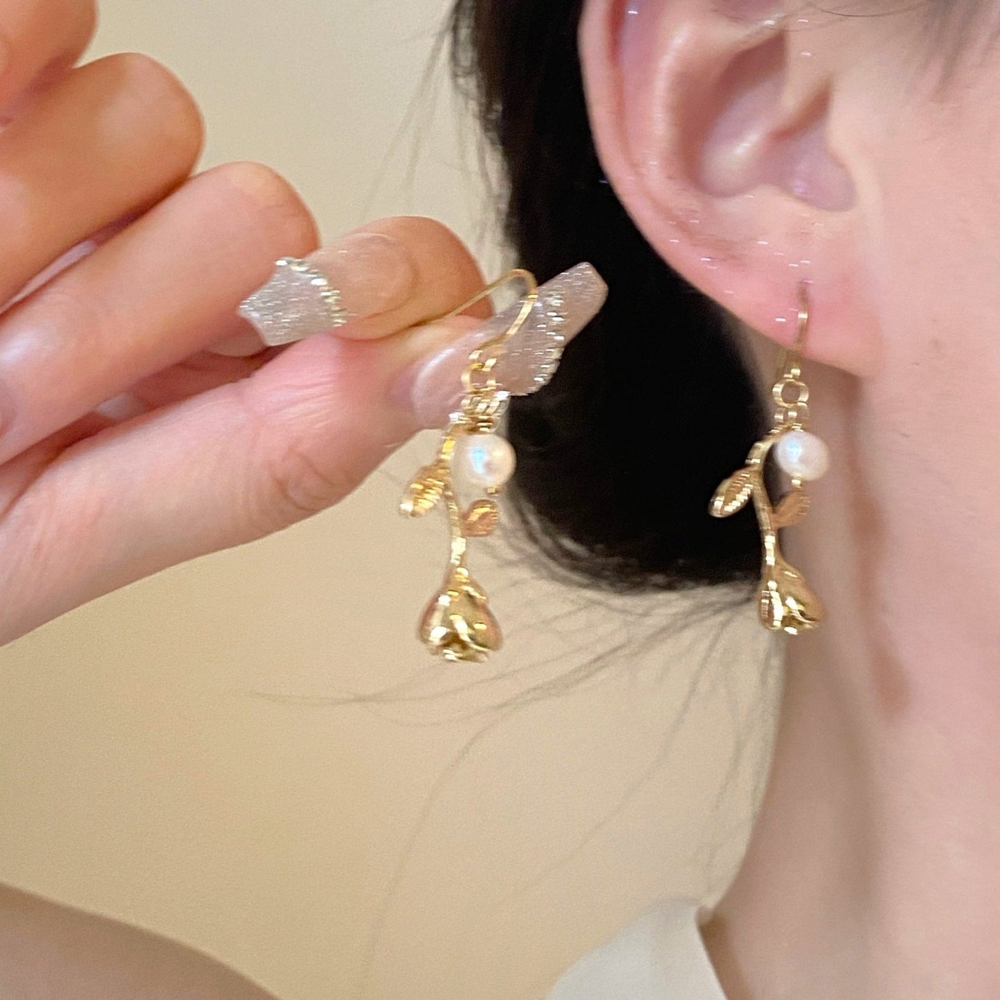 [Clearance] Rose Earrings (2 Styles)