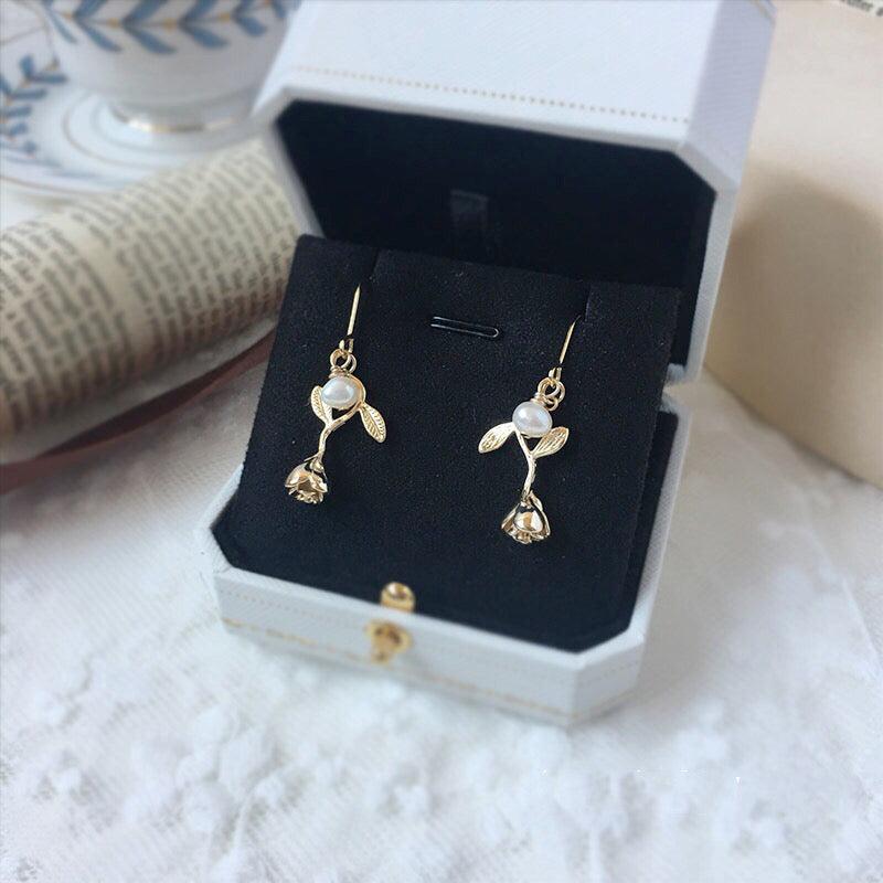 [Clearance] Rose Earrings (2 Styles)