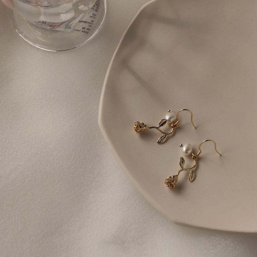 [Clearance] Rose Earrings (2 Styles)