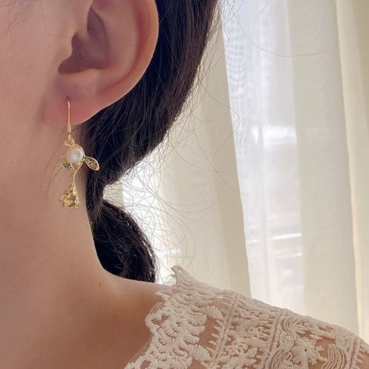 [Clearance] Rose Earrings (2 Styles)
