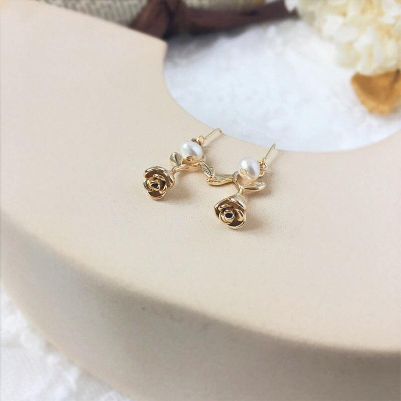 [Clearance] Rose Earrings (2 Styles)