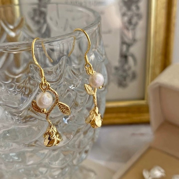 [Clearance] Rose Earrings (2 Styles)