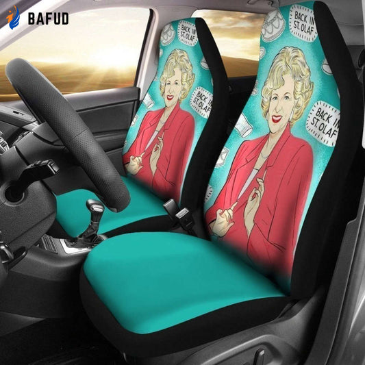 Rose The Golden Girls Car Seat Covers For Fan Gifts Custom Idea HH11 - Bafud