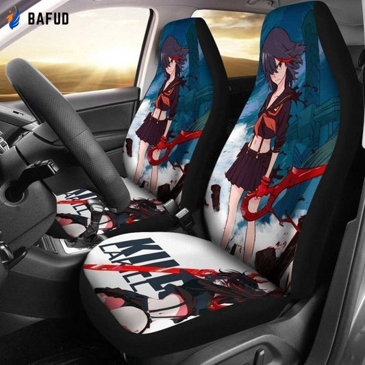 Ryuko Matoi Kill La Kill Anime Car Seat Covers For Fan Gifts NH08 - Bafud