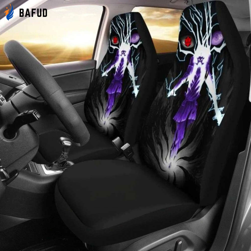 Sasuke Susano Car Seat Covers For Fan Gifts NRT Anime Fan NH1911 - Bafud