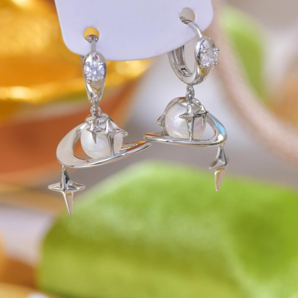 Saturn Huggie Earrings