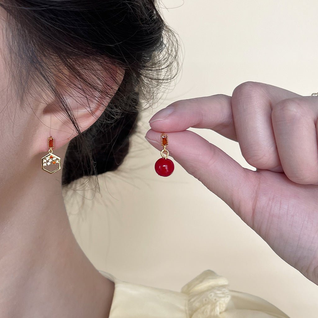 Scarlet Reverie Earrings