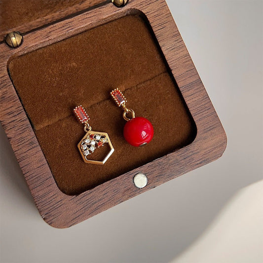 Scarlet Reverie Earrings