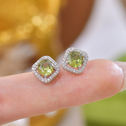 Shelby Peridot Earrings