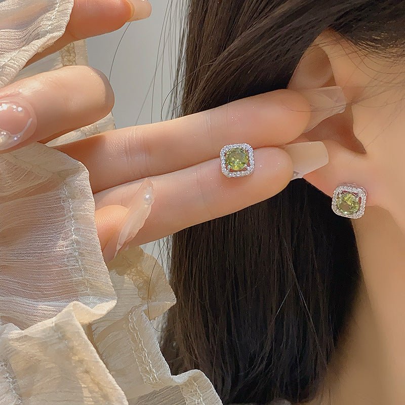 Shelby Peridot Earrings